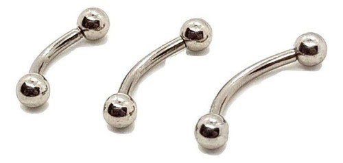 Curved Bar Piercing Titanium Dydoe Lorum Bridge Nipple Lip Inverse Lobe Intimate - Picture 12 of 19