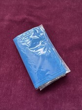 Kids Mens Solid Color Slim Trifold Nylon Children Wallet With Lanyard, Dino