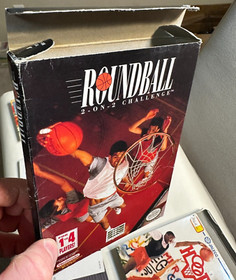 3 Game Lot Double Dribble, Roundball + Hoops Nintendo Nes Complete CIB tested
