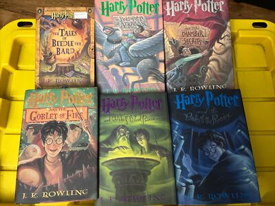 Harrry Potter Hardcover Book Set Lot 1st American Edition Rowling Used 