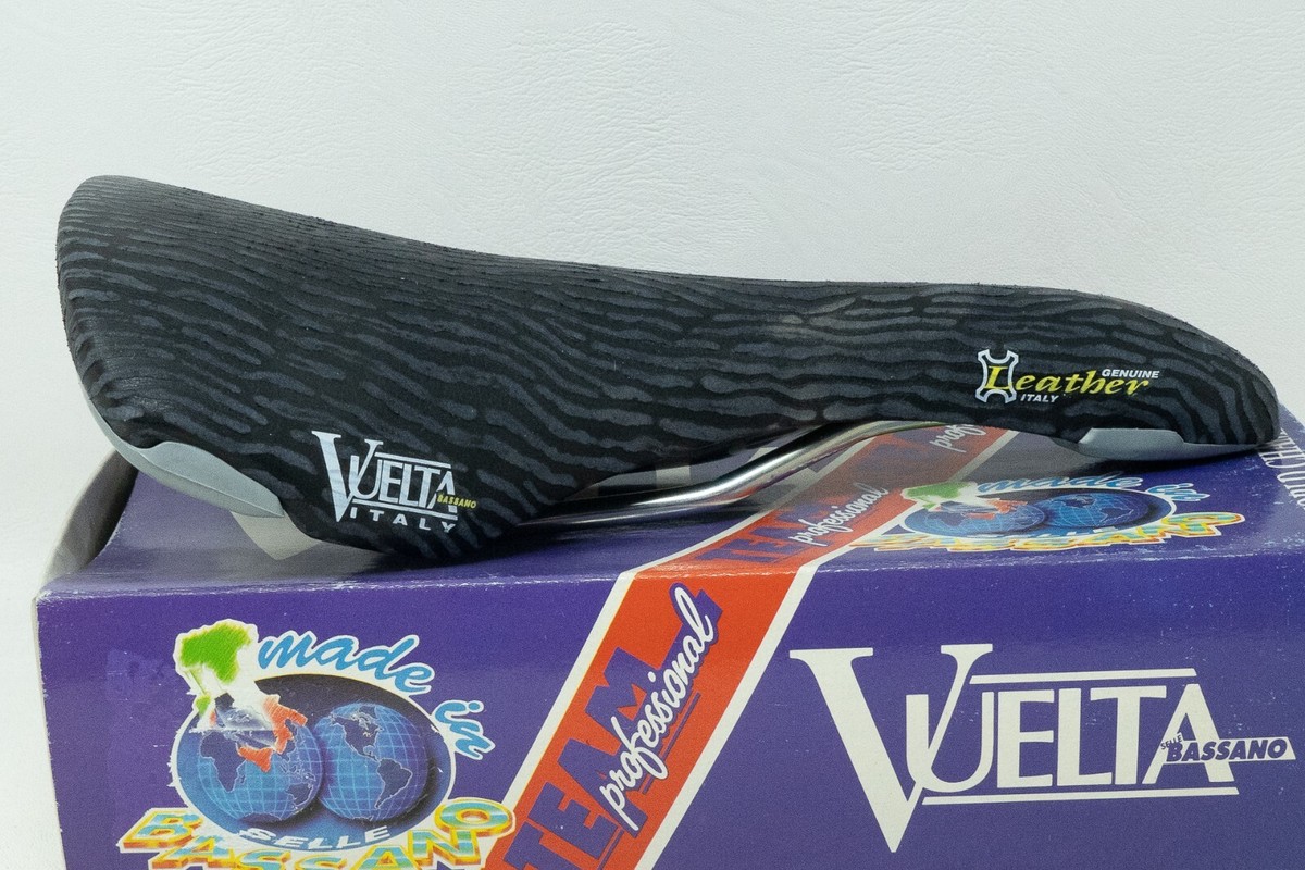NOS VUELTA BASSANO TEAM PROFESSIONAL LEATHER VINTAGE SADDLE SEAT