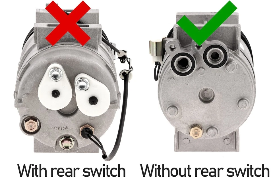 Compresor de aire acondicionado con embrague para Volvo S60 S80 C70 S70 V70 XC70 XC90 - NUEVO OEM Foto 2 de 2