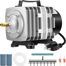 VIVOSUN 40W Commercial Aquarium Air Pump Kit 1110GPH Hydroponic System Fish Tank