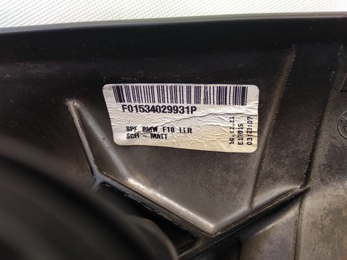 09-13 OEM BMW 5 E60 F10 F12 BASE SPECCHIETTO RETROVISORE ESTERNO DESTRO auto pieghevole - Foto 7 di 11