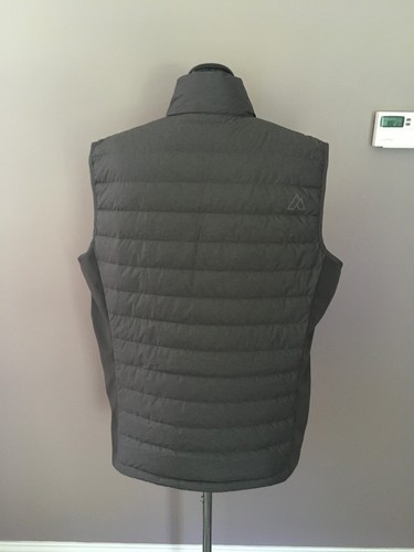 NWT Alpine Design Men's 650 Fill Down Insulation Puffer Vest Gray Size L - Picture 4 of 8
