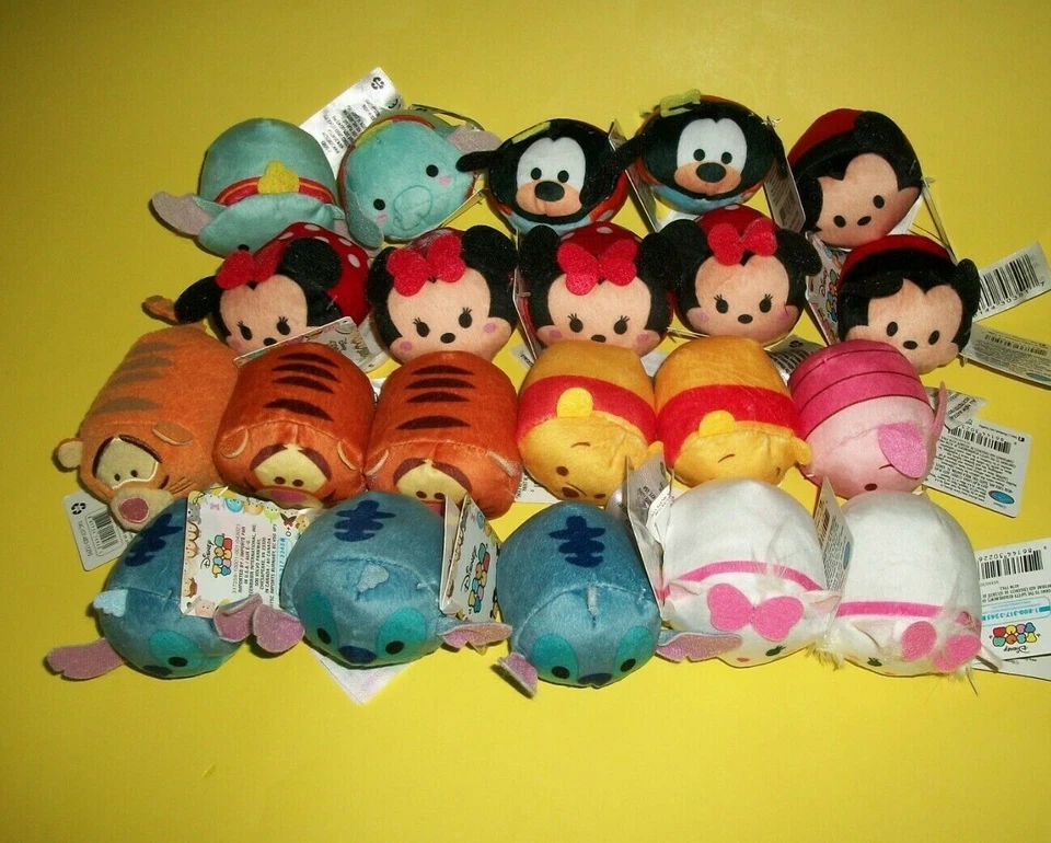 Disney Tsum Tsum Mini Plush 3'' Choice of Pooh Tig Pig Eeyore Dumbo & More NWT - Image 3 of 4