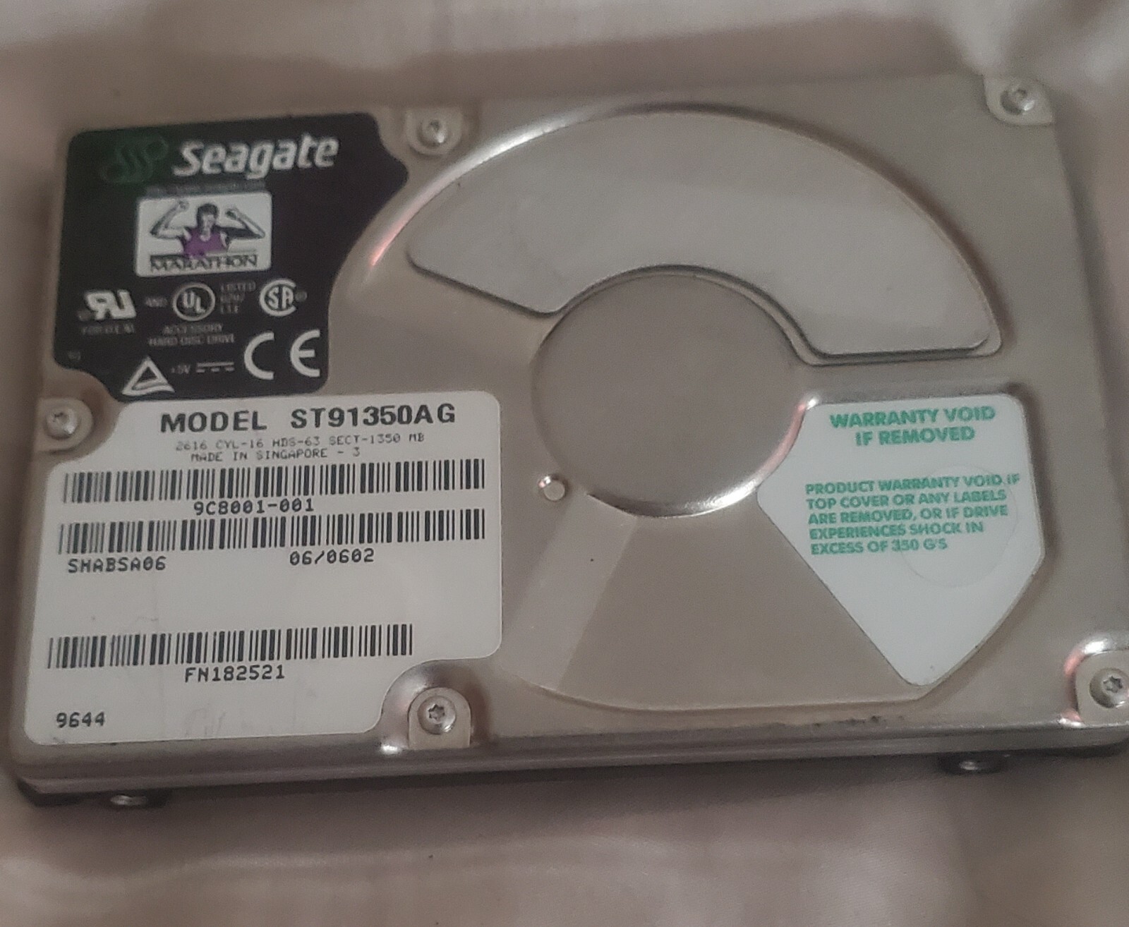 Seagate external hard drive ST91350A G-image