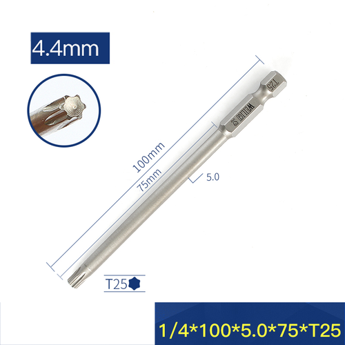 S2 Stahl Torx Bit Magnetisch Einzelner Schraubendreherbit T3-T50 Länge:50-150mm - Picture 42 of 50