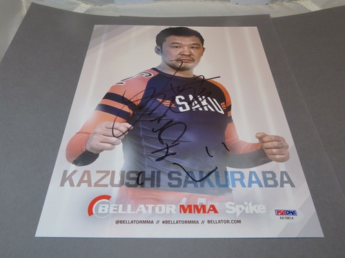 Kazushi Sakuraba Signed Bellator 8x11 Promo Autographed Beckett BAS COA 1B - Picture 2 of 5