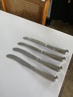 4 Lenox Williamsburg Royal Scroll Stainless 9 7/8" Butter Knives Kirk Stieff