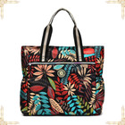 Women STYLISH Large Nylon Fabric Handbag Casual Female Tote Bag Floral Fashion