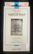 Sally Hansen Advanced Hard As Nails Strengthening Top Coat, Hard Finish,0.45 OZ