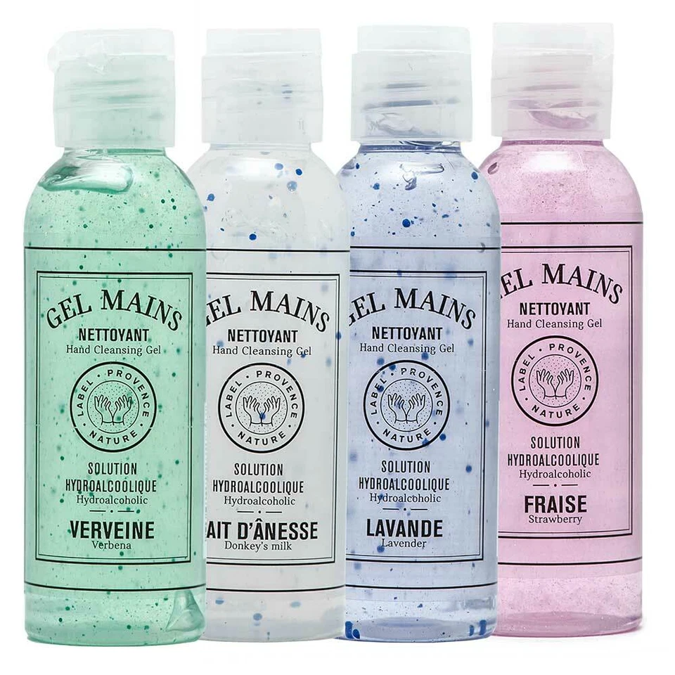Label Provence Nature - Scented French Hand Gels - 55 ml Pocket Size