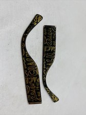 COACH S 3005 BLACK W/ GOLD WRITING 125mm TEMPLE ARM PARTS Z64