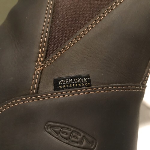NUEVO KEEN Mujer Talla 11 M Greta Chelsea Impermeable Botas Aisladas Oliva 1025527 - Imagen 7 de 10