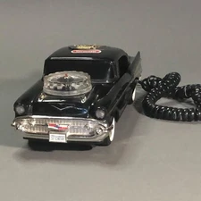 Vintage Telemania landline phone: Classic 57 Chevrolet; WORKS!