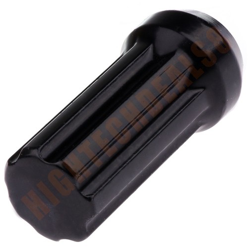 32 Piece 14x2mm Black 7 Spline Lug Nuts 2 Keys Fits Ford F-250 F-350 Super Duty - Picture 7 of 8