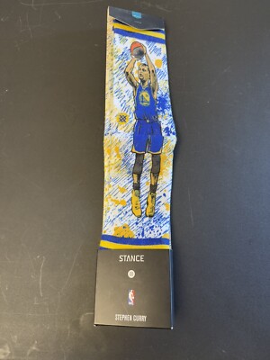 STANCE Stephen Curry Golden State Warrior Todd Francis Crew Socks Size L 9-12