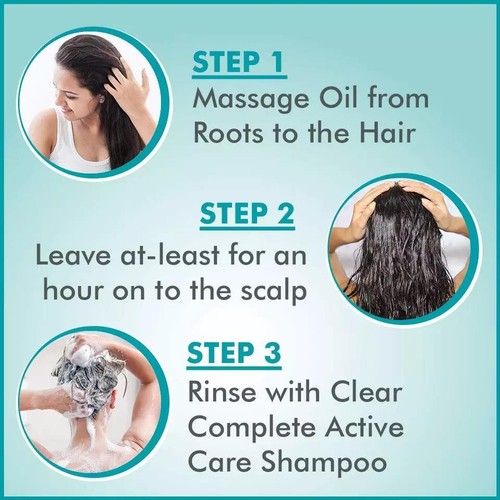 Clear Active Care Nourishing Anti Dandruff Hair Oil - 150 ML - Picture 3 of 5