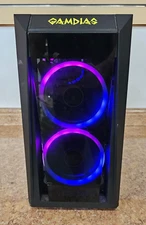 Cybertron Custom Desktop PC Gamdias Case Intel i3 16GB Ram Radeon 550 256GB SSD