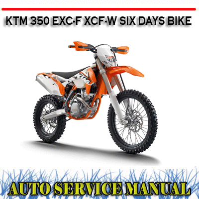 KTM 350 EXC-F XCF-W SIX DAYS SX-F BIKE 2013-2015 WORKSHOP SERVICE MANUAL ~ DVD - Picture 1 of 3