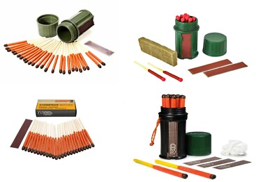 UCO Sturmstreichhölzer 25 Streichhölzer -  Feuerstarter Kit - Titan Match Kit