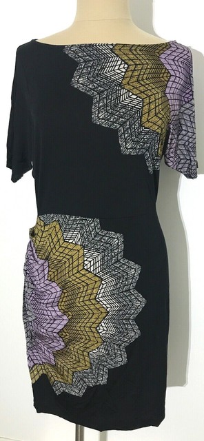 bcbg black comb dress