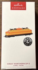 2022 Hallmark LIONEL Great Northern EP-5 GOLD Train LE KOC Repaint Ornament MIB