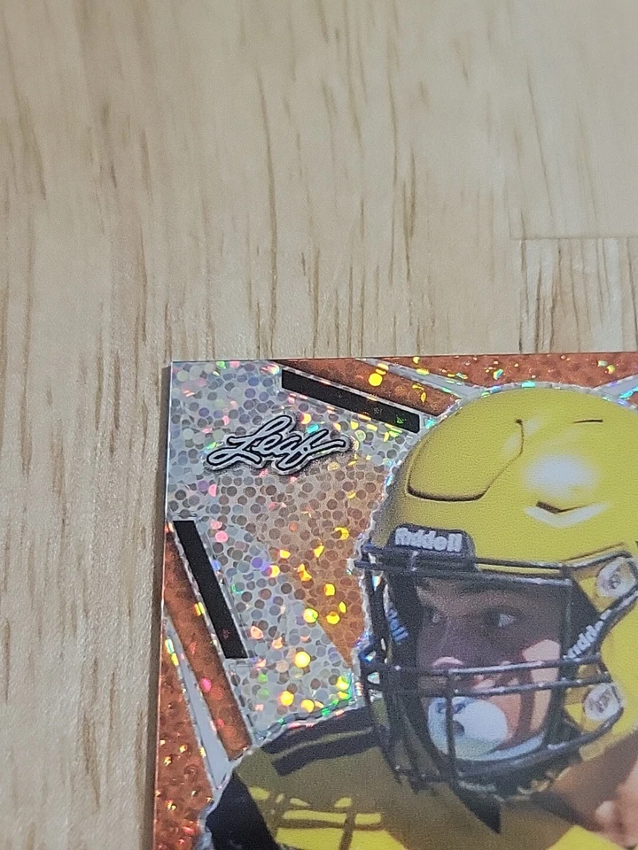 2020 Leaf Flash Portrait ALBERT OKWUEGBUNAM Orange Autograph /10 #PA-AO2 Rookie - Image 2 of 4