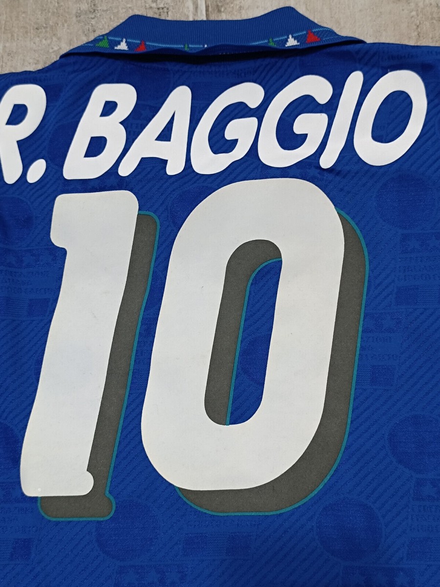 Maillot Italie 1994 Diadora Baggio N°10 - Player Issue - Taille M - Occasion