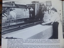 ANTIQUE LOOMS SPINNING MACHINES WOOLS TREADLES & HOW THEY WERE USED LOVELY BOOK