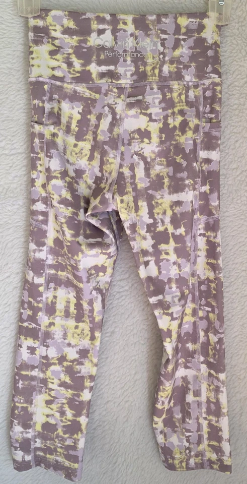 Calvin Klein Womens Capri Legging Pants Size S Elastic Waist - Image 4 of 4