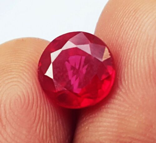 Loose Gemstone 100% Natural Red Ruby 3.20 Ct Certified With Free Gift - Picture 2 of 6