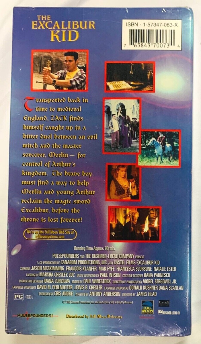 コップス&ロバーソン　VHS　字幕版 Excalibur Kid, The (VHS, 1999) Jason Mcskimming -Very Rare