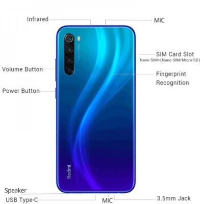 Xiaomi Redmi Note 8 64GB 128GB Android Global 4G Unlocked