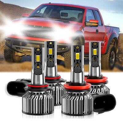 For Subaru Legacy 2015-2019 4x LED Headlight High/Low Beam Bulb Kit Super Bright