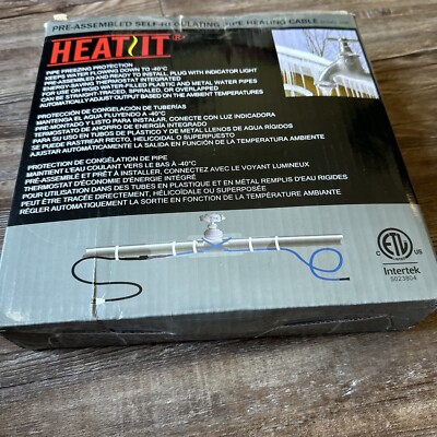 Self Regulating 5W 120V, Pipe Heat Cable for Pipe Freeze Protection 140FT