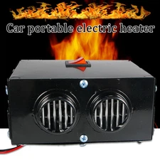 400W 12V Car Truck Auto Portable Electric Heater Heating Cooling Fan Defroster