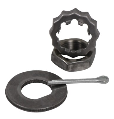 #ad Trailer Axle Spindle Nut Kit 3500# UFP Dexter 13 16quot; with quot;bottle capquot; washer $9.63