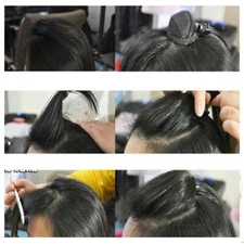 Fluffy Hair Volume Boosters DIY Styling Kit with Sponges Puffs Combs Clips Q5B4