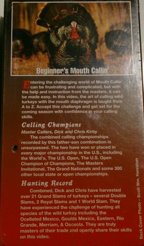 Introduction to Duck Calling VHS + Quaker Boy Beginner's Mouth Callin' Turkeys - Picture 5 of 5