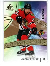 2020-21 SP Game Used Golden Burst #141 Nicolas Beaudin /299