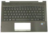 Echtes Hp Pavilion 14-CD 14-DD Palmrest Cover Tastatur Uk Silber L18947-031