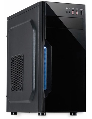 Inter-Tech B-42, 425x200x420mm, Midi Tower Gehäuse - Schwarz (88881307)