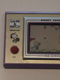 BOXED Snoopy Tennis NINTENDO Game & Watch VINTAGE 1982 Handheld ELECTRONIC Retro