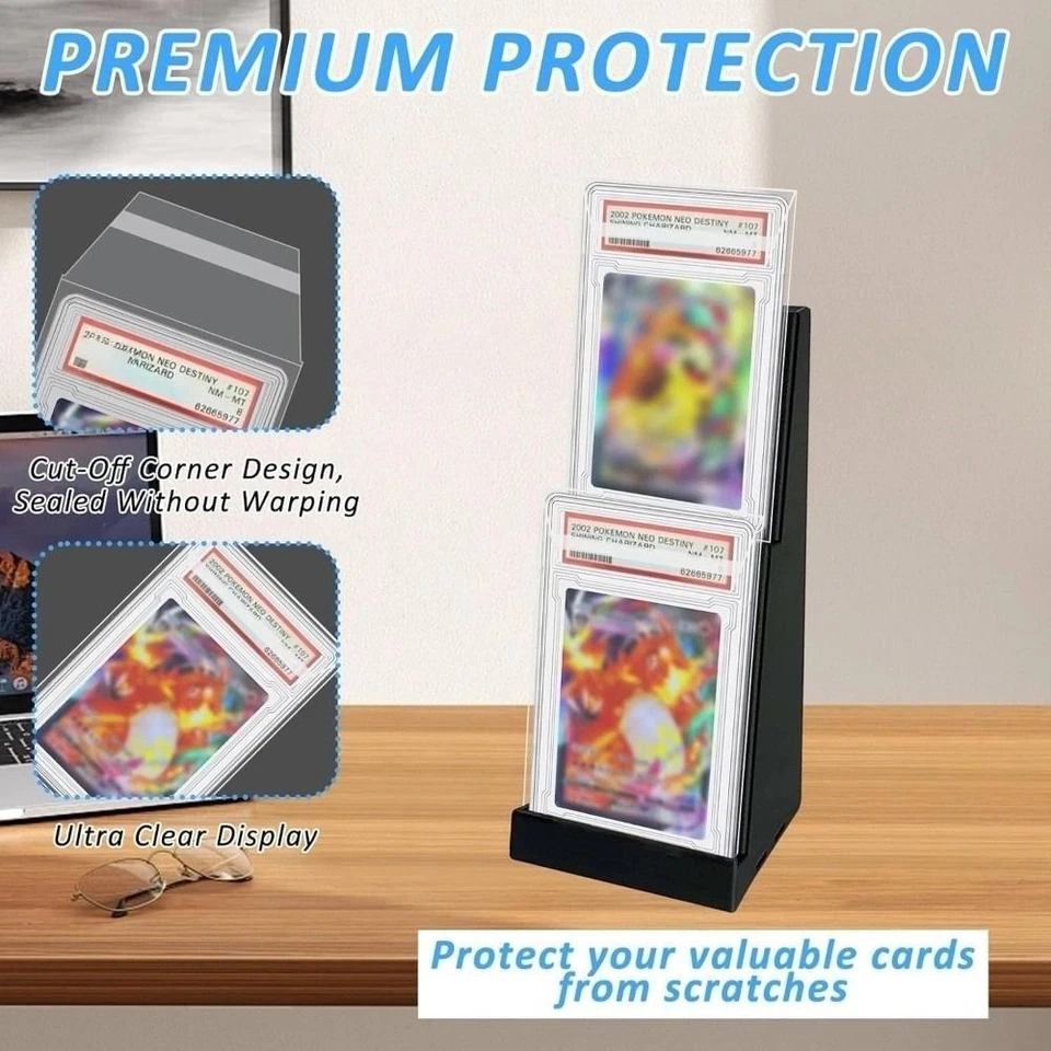 100 Sheets Strong PSA BGS Slab Sleeve Score Card Protective Film For Card Box - image 3 of 4