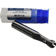 NEW GW Tool Group 221-001105 15/32 2FL SE REG BN Ball End Mill