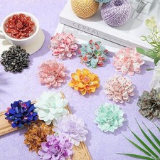 30 Pcs Dog Collar Flowers Pet Flower Bow Ties Multi-Color Sunflower Dog Charms