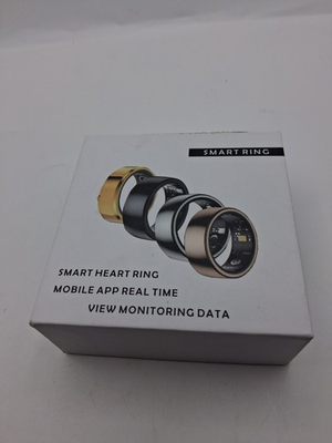 #ad #ad SmartRing Heart Rate Monitor Blood Pressure Sleep Tracker Sz 8 Stainless Steel $25.00
