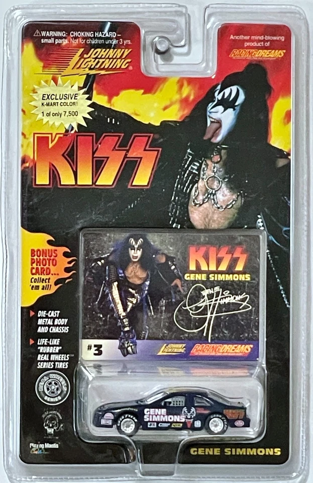 Johnny Lightning KISS NASCAR Car Signature Card Set - VERY RARE - Image 2 of 4